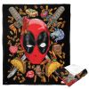 Everything Deadpool Aggretsuko Comics Silk Touch Throw Blanket; 50" x 60"